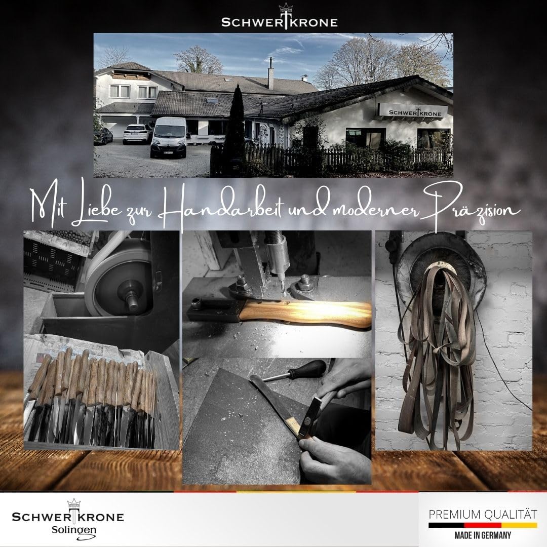 BBQ Messer Grillmesser Olivenholz - 22 cm