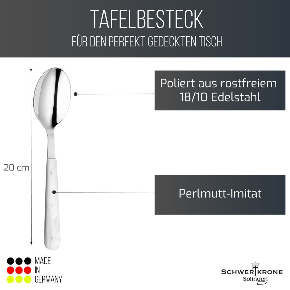 Esslöffel - imitiertes Perlmutt