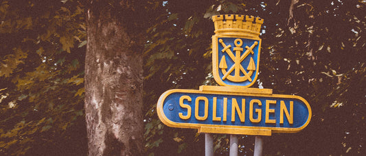 Solingenverordnung - Altes Solingen Ortsschild