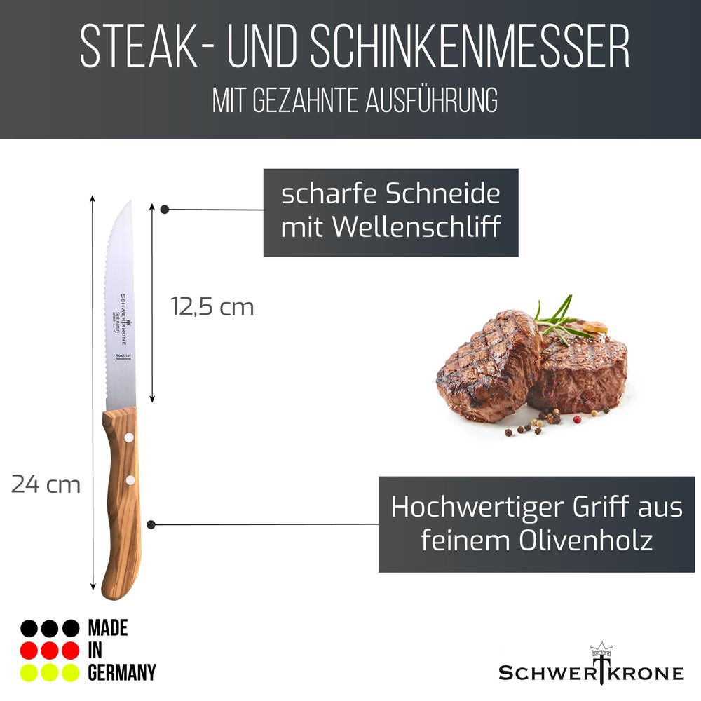 Steakmesser - Wellenschliff