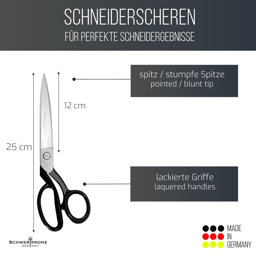 Schneiderschere spitz - 10"